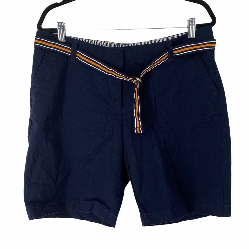 Crown & Ivy Shorts w/ Belt Navy Blue Size 12